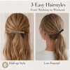 French Hair Barrettes for Fine & Medium Hair – Matte