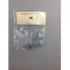 Kirsch 3.0" Slip-In Long Pin-on Heading Hooks 14 Count for