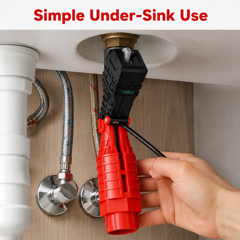 18-in-1 Faucet & Sink Installer Tool for Plumbing Repairs -