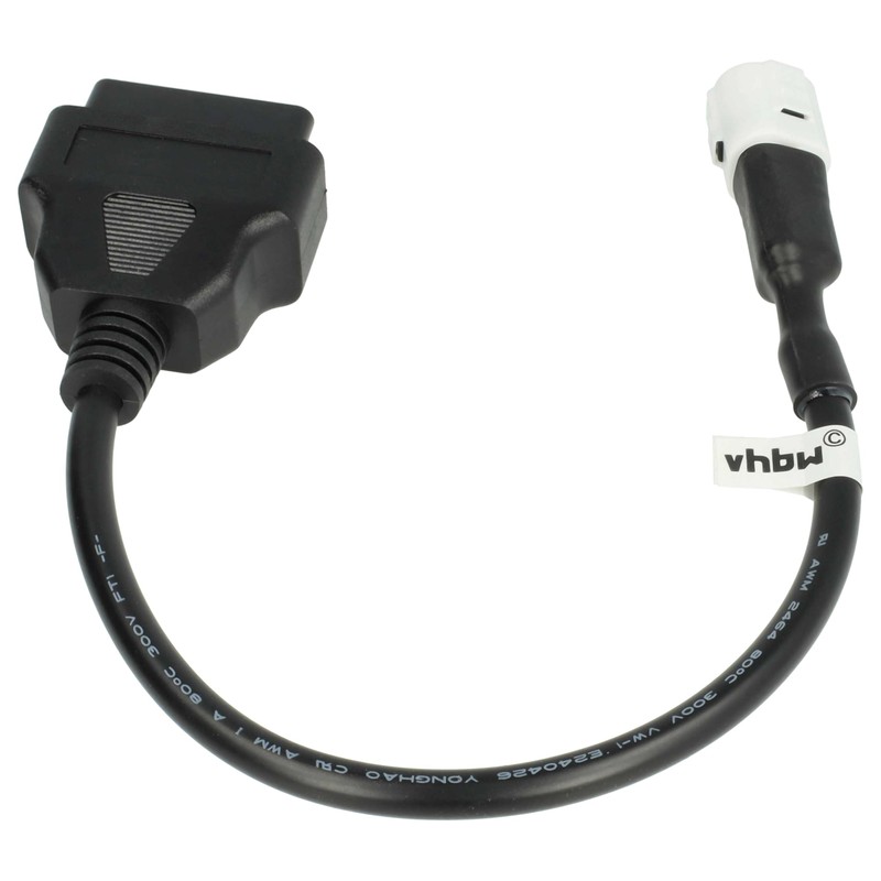 vhbw OBD2 Adapter 3 Pin to OBD2 16 Pin Compatible