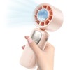 Portable Ice Cooling Handheld Fan – 4000mAh Rechargeable, Foldable Fan