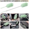 2Pcs Car Interior Duster with Extension Pole Soft Dash Vent