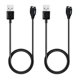 Kissmart Compatible with Garmin Vivoactive 3 Charging Cable, Replacement Charger Cable Cord for Garmin Vivoactive 3 Smartwatch (2 Pack)