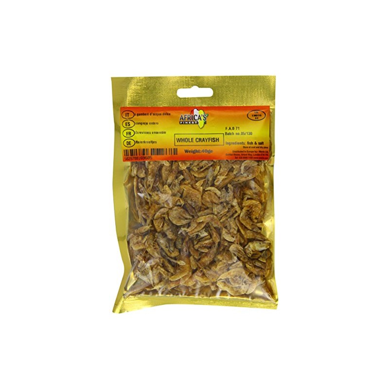 Africa's Finest Whole Crayfish 40 g (Pack of 10)