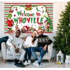 Sunwer Welcome to Whoville Photo Booth Backdrop Green Christmas Winter