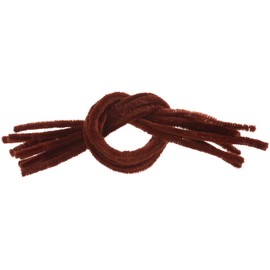 VBS Chenilledraht 50cm, 10 Stück Braun