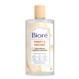 Biore Purify & Prevent Gentle Wash Gel 200 ml Suitable for Sensitive Acne Prone Skin Dermatologically Tested