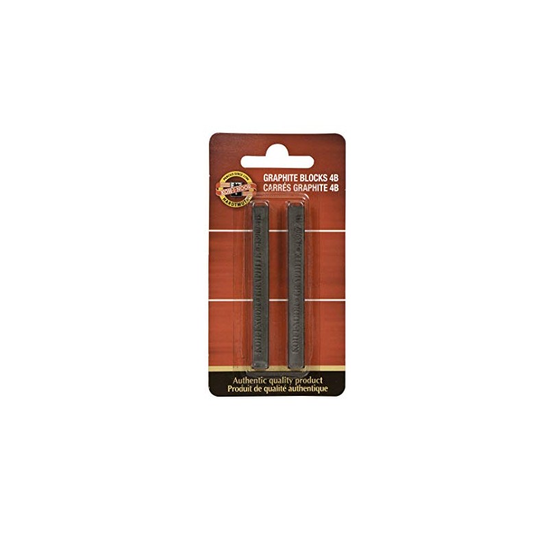 KOH-I-NOOR FA4390.4BBC Gioconda - Bloques de grafito para artistas, 4B,