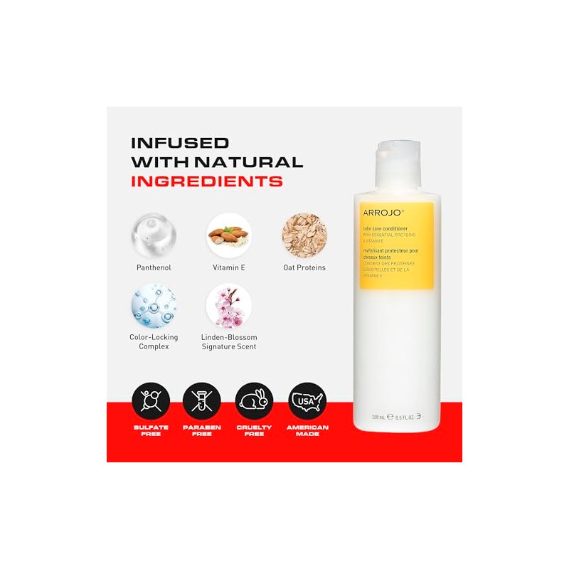 ARROJO Color Save Conditioner, 8.5 Fl Oz