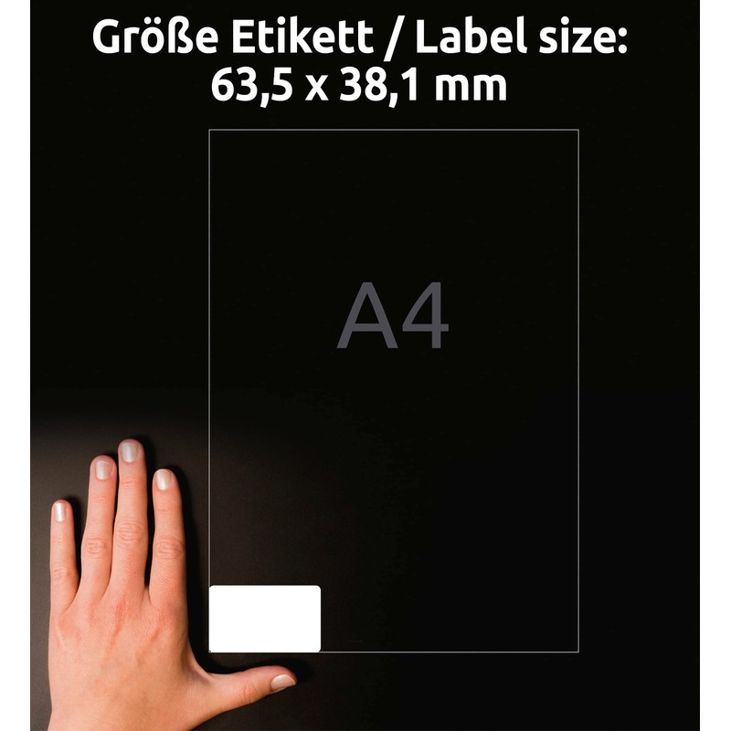 Avery Zweckform L6023REV-25 Removable Labels Company Labels to Identify Brochures