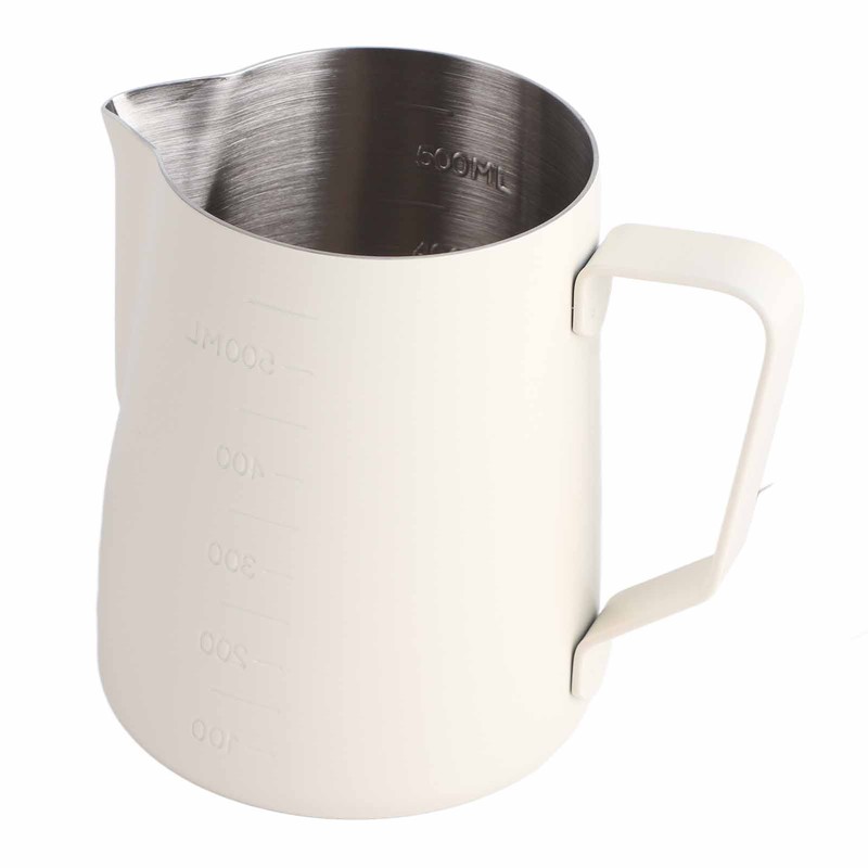 Stainless Steel Frothing Pitcher Milk Frothing Cup with Measurement Scales