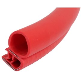 XMHF 4PCS Car Rubber Sealing Sealed Strip Door Guard Buffer Protector Red
