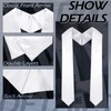 Geyoga 24 Pieces Unisex Graduation Stole Bulk Sublimation Blank Plain
