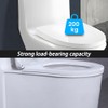 Toilet Seat, Soft Close V Shape Toilet Seat with Adjustable