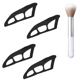 WAVATA Pack of 4 Eyetour Eyeshadow Tool, Eyeshadow Stencil, Eyeshadow Applicator with Brush, Eyeliner Stencil for Beginners, Quick Eyeshadow Applicator