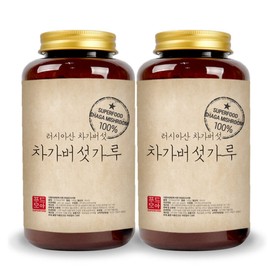 Food More 200g of Russian chaga powder (100g / 러시아산 차가버섯 분말 가루 200g(100g X 2개)