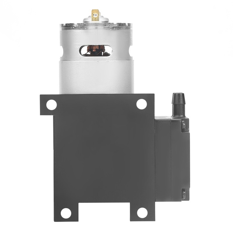 DC12V 12W Mini Small Oilless Vacuum Pump ‑80KPa Flow 12L/min