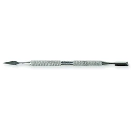 Gima - Nail and Cuticle Corner Lifter, Double Ended, 2 Different Functions, Non-Slip Handle, Stainless Steel, Length 13 cm