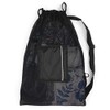 Fitdom Large Mesh Swim Drawstring Sling Bag. Best for Swimming,