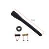 eMagTech 10.5 cm Car Short Rod Antenna Rubber Antenna Mast