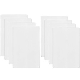 Single Screwless Blank Wall Plate Cover for Decorative Light Switch Outlet Dimmers GFCI Receptacle 1-Gang Electrical Faceplate White (10-Pack)