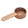 Nikou Kaffeelöffel Holz Messlöffel Größe Optionaler Küchensuppenlöffel(Short handle 8g)