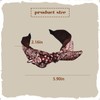 Knotted Bandana Headbands for Women Bandanna Print Bow Headband Hairband