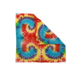 Sunshine Joy Tie Dye Rainbow Multi Spiral Bandana