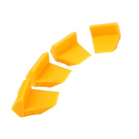 4 Piece Tyre Changer Clamp Protector Plastic Yellow Wheel Rim Protector for Tyre Changer Tyre Changer Clamp Protector Cover