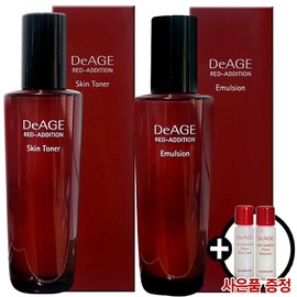 Charmzone The Age Red Edition Skin Toner 120ml + Emulsion 120ml / Basic Skincare / 참존 디에이지 레드애디션 스킨토너 120ml + 에멀전 120ml기초화장품
