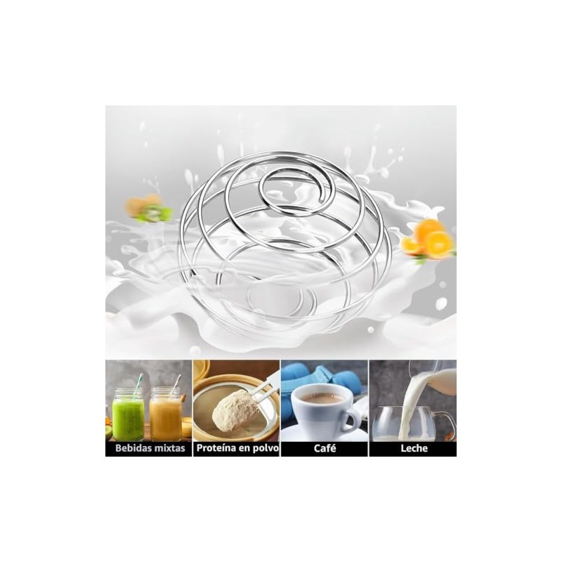 650ML/22OZ Botella para Proteina de Coctelera, JASUVII Protein Shaker con