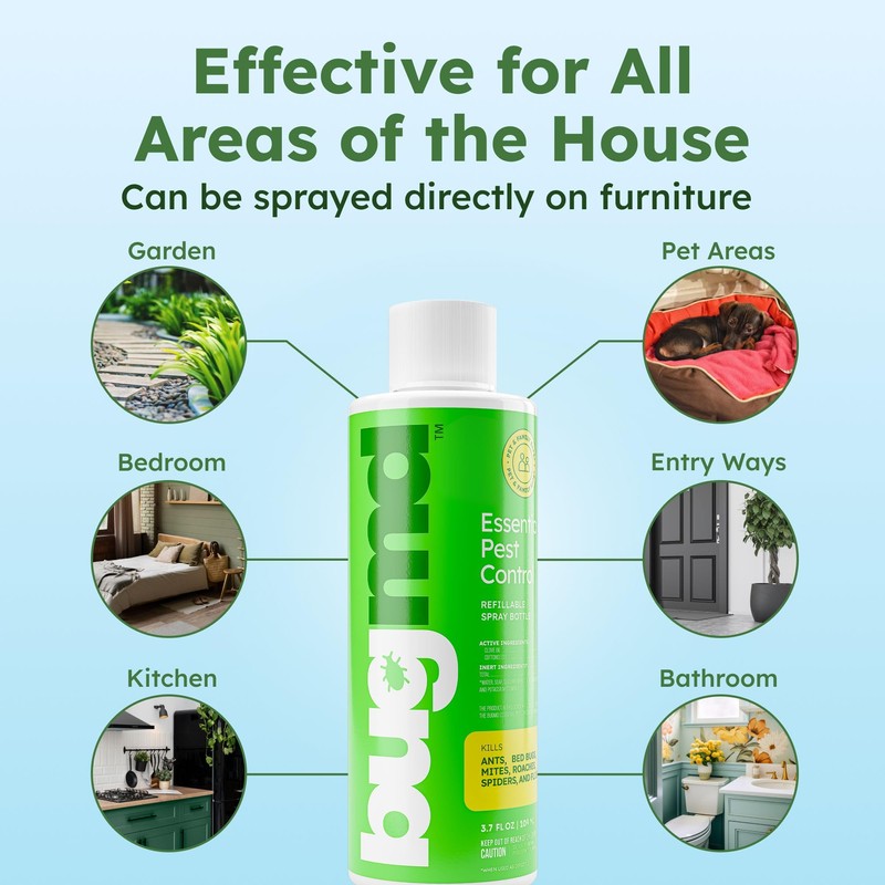 BugMD Ant Killer & Bug Spray Concentrate - Indoor Cockroach