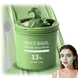 Mascarilla de Arcilla para Cara,1PCS Mascarilla de Barro Hidratante,Bubble Deep Cleansing Mask con cuchar, 90G,Gently Bubbles for Deep Cleansing,Purifies Pores & Blackheads,Controlar la Grasa