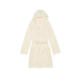 Victoria's Secret Pink Polar Fleece Robe Color Beige Size XL/XXL New