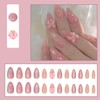 Gloss & Go 24 Reusable Artificial Fake Nail Set| Light
