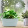 Hanging Flower Planter Iron Bucket Flower Pot Holder with Detachable
