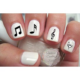 Music Note Nail Decal Musical Notes Nail Design
