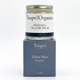 Toups & Co Tallow Balm – Original | Grass-Fed Tallow Balm for Face & Body | Deeply Nourishing Multi-Use Moisturizer for Dry, Sensitive Skin | With Lavender, Bergamot & Frankincense | 4 oz