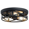 SKEJAO Flush Mount Ceiling Light Fixture,3-Light Ceiling Light Fixture for