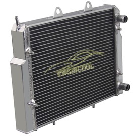 EnginCool 2 Row Aluminum Radiator for 2007-2017 Polaris RZR570 RZR800 RZR800S RZRS 800 RZR 4800 08 09 10 11 12 13 14 15 16