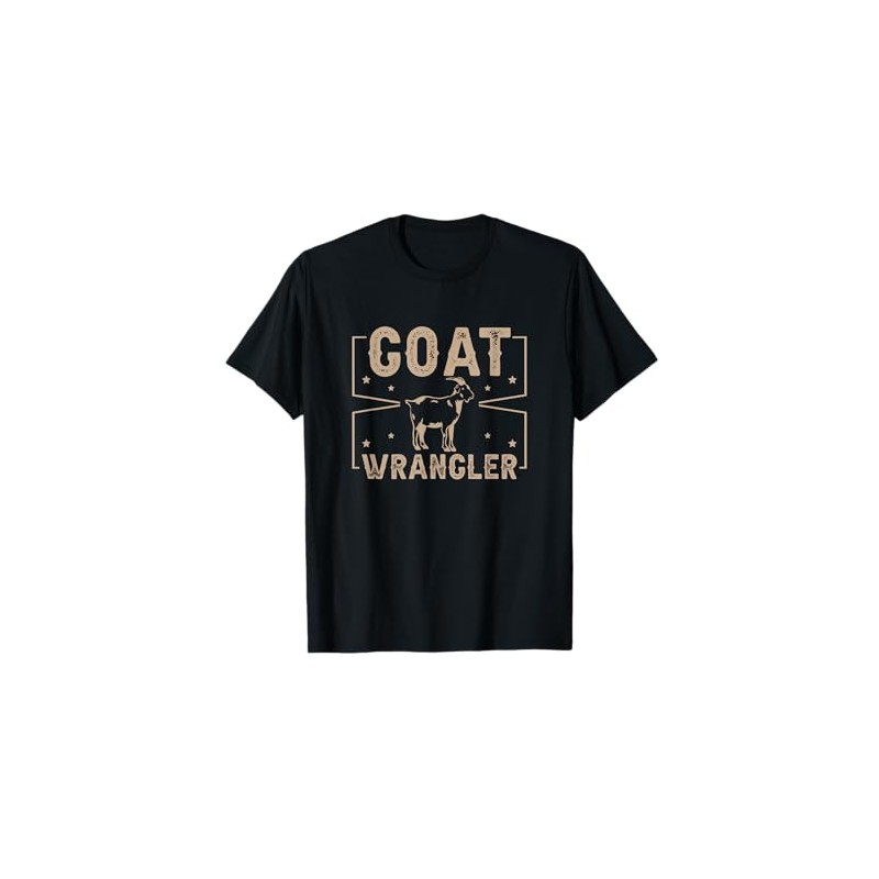 Goat Wrangler Funny Goat Herding Humor Goatherd Goat Herders T-Shirt