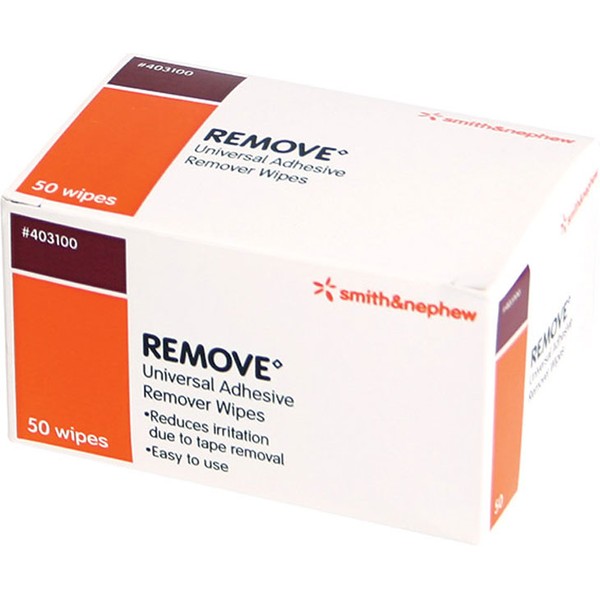 Smith + Nephew Remove Adhesive Wipe X 50