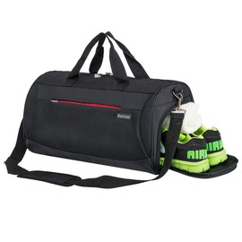 Kuston Sports Small Gym Bag for Men and Women Travel Duffel Bag Workout Bag with Shoes Compartment&Wet Pocket
