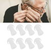 30pcs Hearing Amplifiers Eartips Soft Silicone White Accessories Replacement Earbud