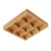 Divided Wooden Tray Multi Compartments Serving Tray for Hot Pot