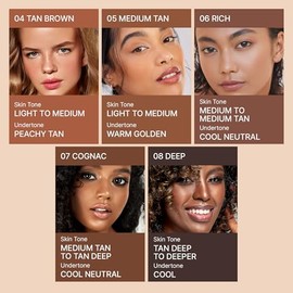 Kiss New York Airy Velvet Contour Stick - Maquillaje en crema para esculpir la cara de tonos frescos, construible con acabado natural ligero, ácido hi