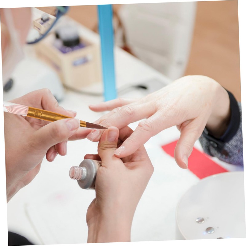 WOONEKY 5pcs Acrylic Nail Art Carving Pen Brush Random and