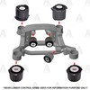 AUTOACER - Complete Rear Subframe Kit 7 Pcs - Rear