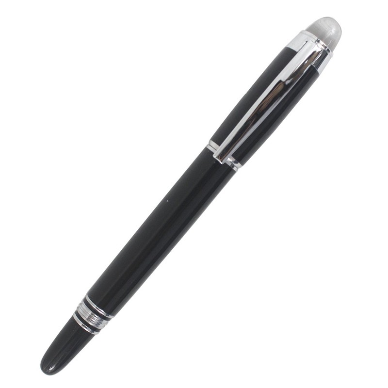 Abcsea Elegant Classic Rollerball Pen Crystal Cap, Screw-type Cap -