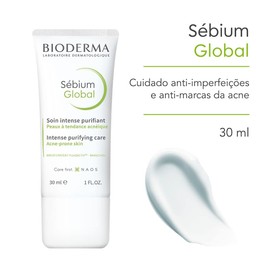 Bioderma Sebium Global Cream for Acne Prone Skin, Intense Purifying Care, 30 ml
